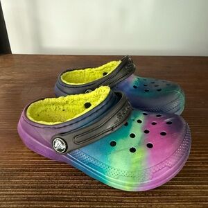 Crocs - Fuzz Lined Galaxy “Out of this World” - Size 10C C10 10